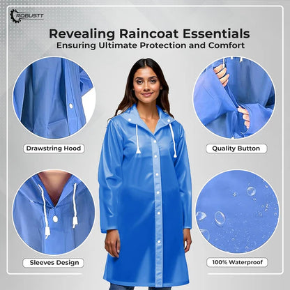 3-in-1 Rainy Kit | Raincoat + Waterproof Mobile Pouch + Shoe Cover (Unisex)